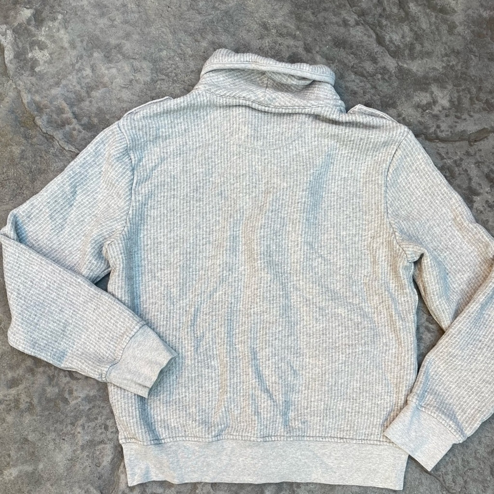 BOSS ORANGE Light Gray Knit Sweater Hugo Boss Jacket - Picture 8 of 10
